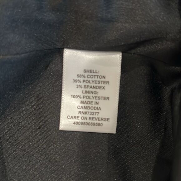 ELLE Black White Eyelet Fit & Flare Mini Dress Striped Sleeveless Stretchy 10 - Picture 13 of 14